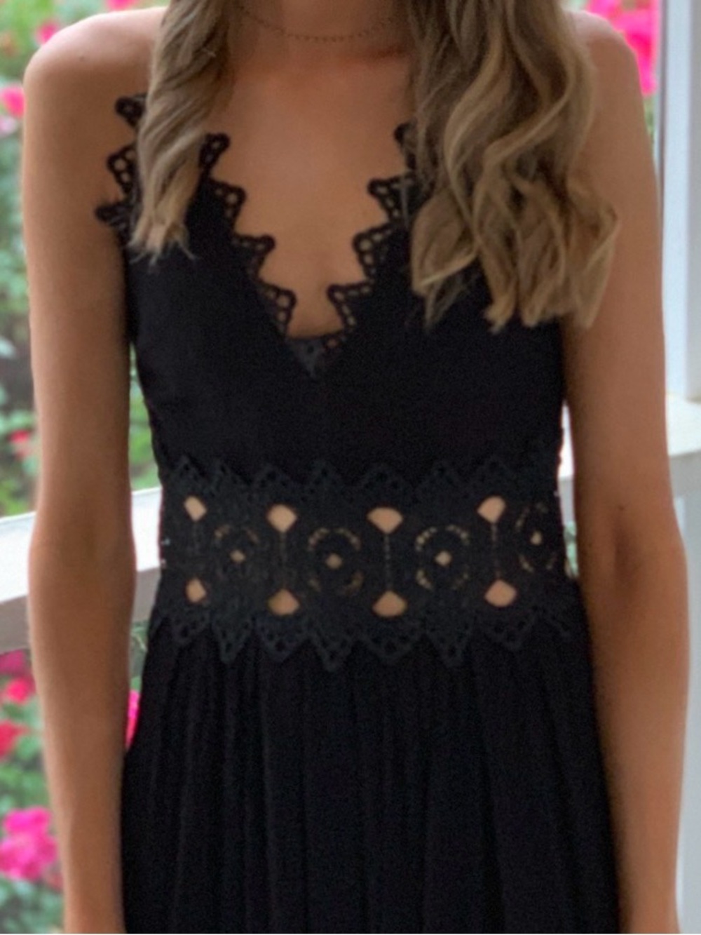 Lulu's Black Maxi Dress (Worn 1 time!)